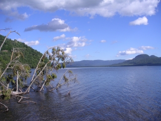 日本最大のカルデラ湖　屈斜路湖