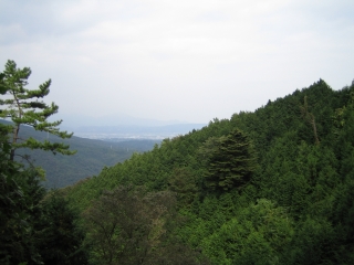 箱根湯本方面の景観