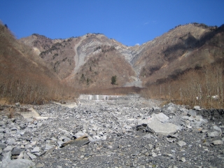 日本三大崩れの一つ　大谷崩
