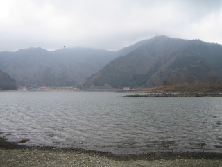 精進湖　富士五湖の中で最も小さい