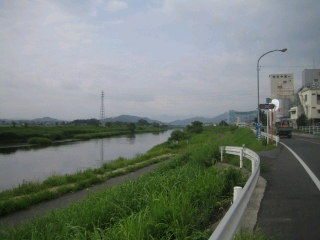 福岡県南部を流れる今川