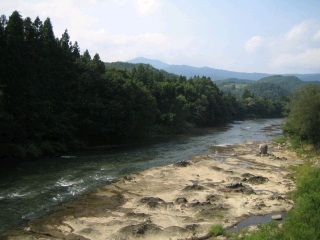 日本三大急流の一つ最上川