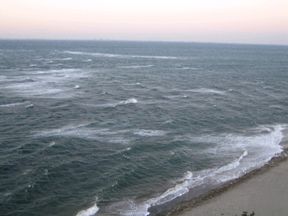 波は荒い