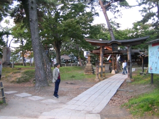 川中島古戦場に祀られている八幡神社