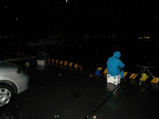 台風の日に夜釣りとか止めましょう