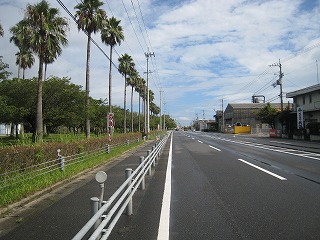 徳島港周辺の道路　幅員広いです