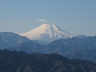 そうそう富士山も午前中はくっきり見えました