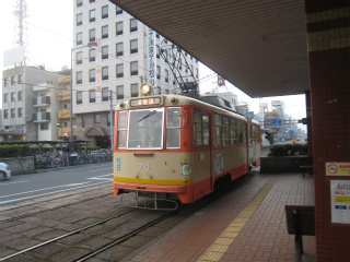 松山には路面電車が良く似合う