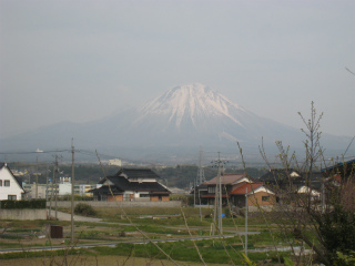 伯耆富士・大山　見事な山容でした